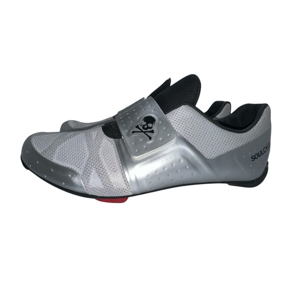 Pearl Izumi Silver Soulcycle Soul Legend Cycling Shoes Unisex Size 42 - Picture 3 of 8